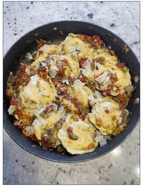 Ravioli with Pesto