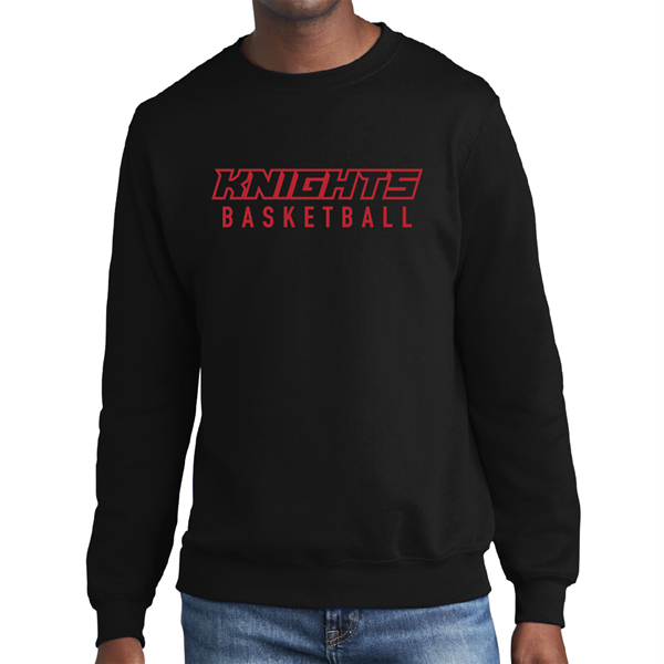 Black Kaysville Basketball Crew Neck Sweatshirt