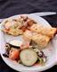 Ravioli with salad and bread! 