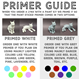 When you order a lynx with a paint kit we prime it so that the paint sticks! Primer comes in two options: Primed White: Order one with white primer if you plan on using mainly lighter colors like yellow, orange, lime green, pink, lavender, etc. Primed Grey: Order one with grey primer if you plan on using mainly darker colors like red, blue, green, brown, purple, teal, etc.