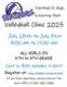 Volleyball Camp flyer